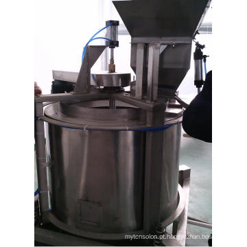 Máquina de remoção de óleo contínua para produtos fritos